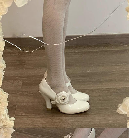 Bingo Lulu - Retro Sweet Lolita Shoes Mary Jane Lolita High Heels