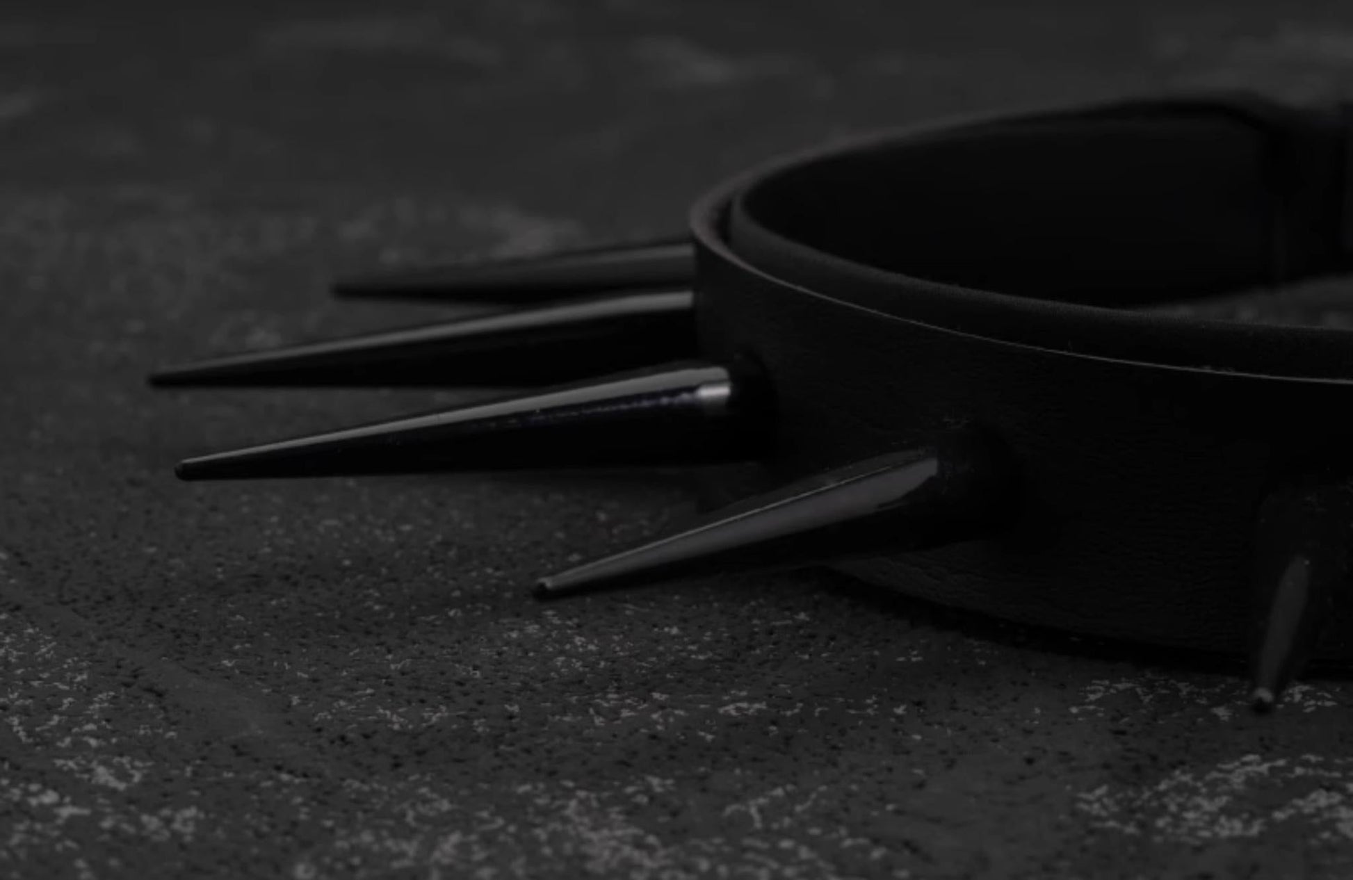 Strange Sugar - Punk Gothic Lolita KC Faux Leather Rivet Hair Accessories