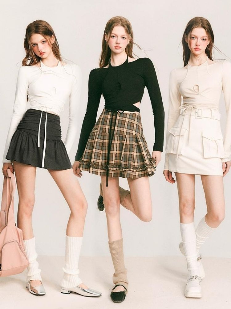 Fake two-piece knitted sweater【s0000003235】