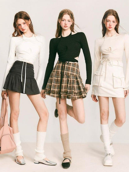 Fake two-piece knitted sweater【s0000003235】