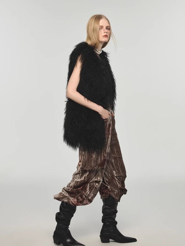 Casual straight vest【s0000004156】