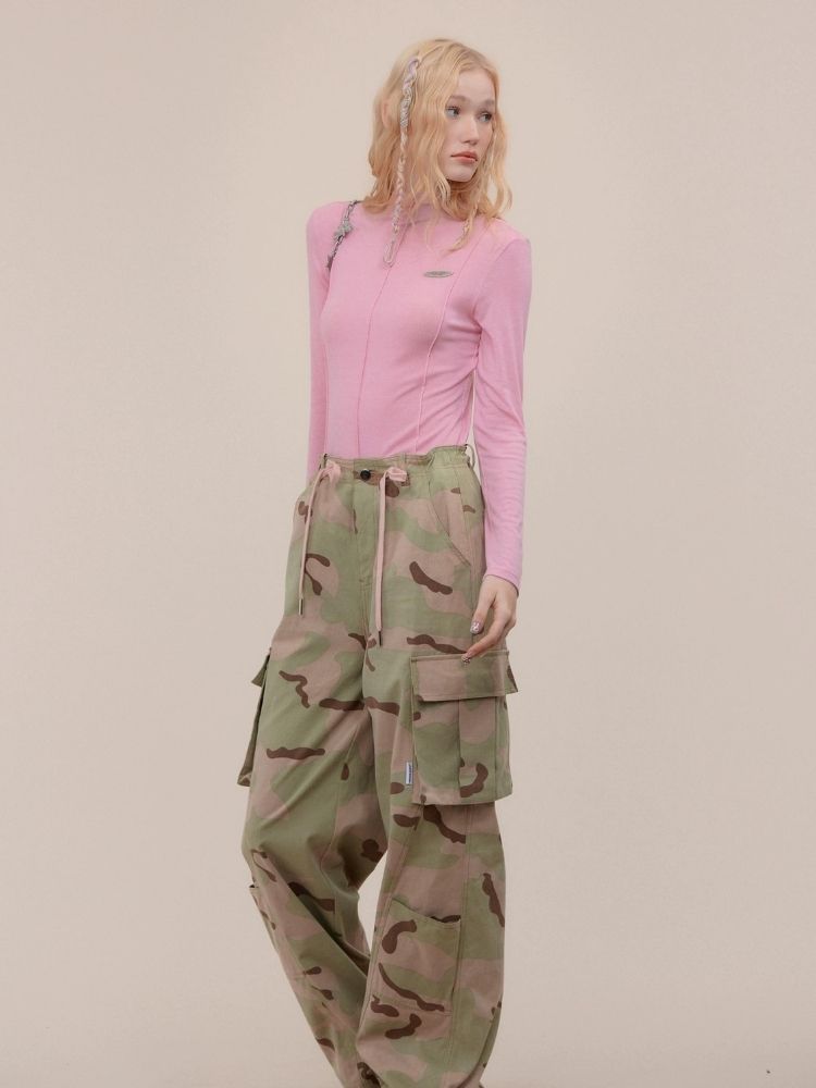 Wide leg straight pants【s0000003780】