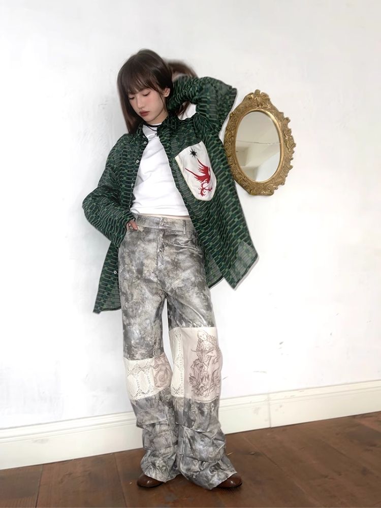 Tie-Dye Printed Casual Pants【s0000005064】