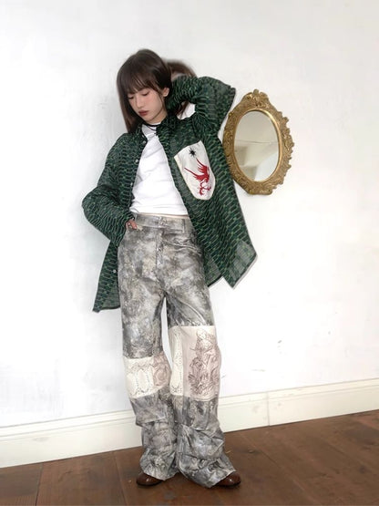 Tie-Dye Printed Casual Pants【s0000005064】