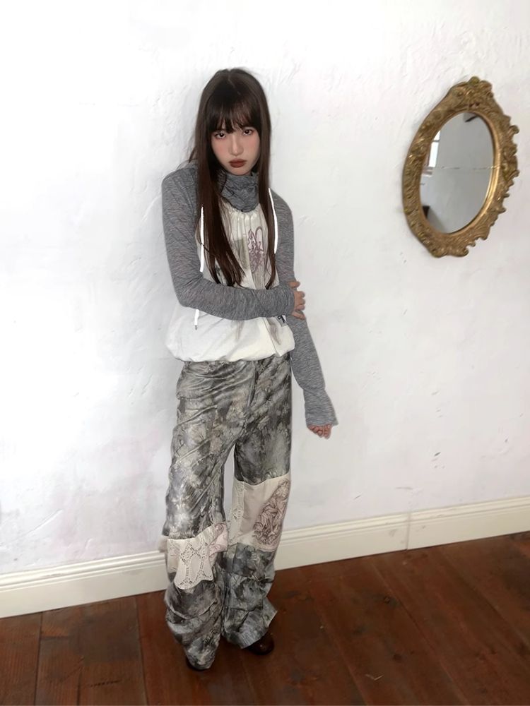 Tie-Dye Printed Casual Pants【s0000005064】