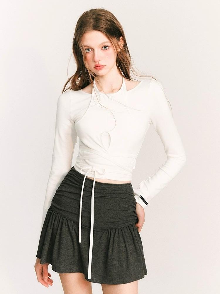 Fake two-piece knitted sweater【s0000003235】