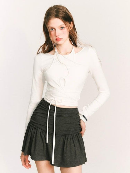 Fake two-piece knitted sweater【s0000003235】