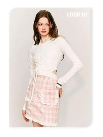 Fake two-piece knitted sweater【s0000003235】