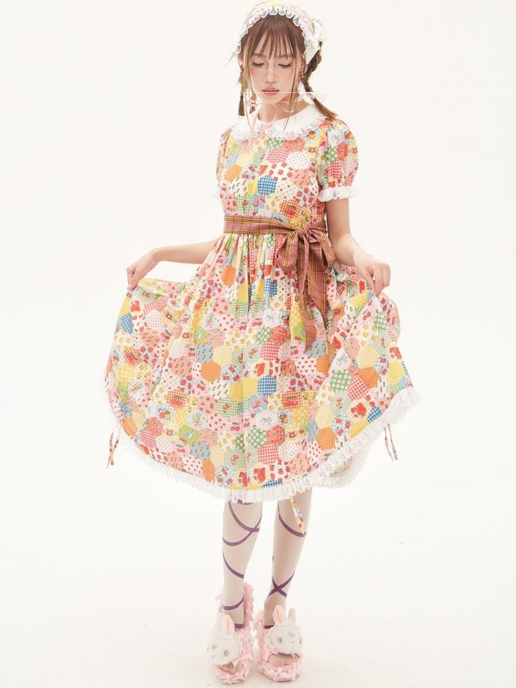 Fancy frill tulle dress【s0000001885】