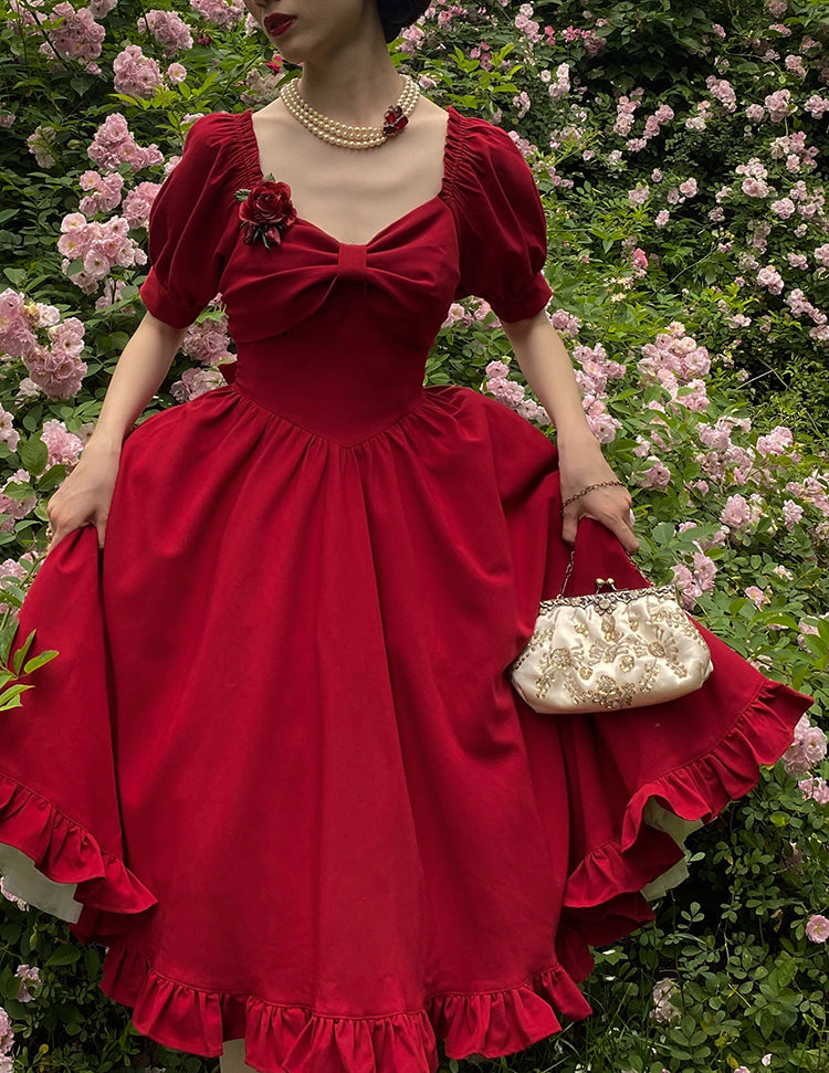 Beleganty - Miss Rebecca - Pure Color Elegant Lolita OP Dress