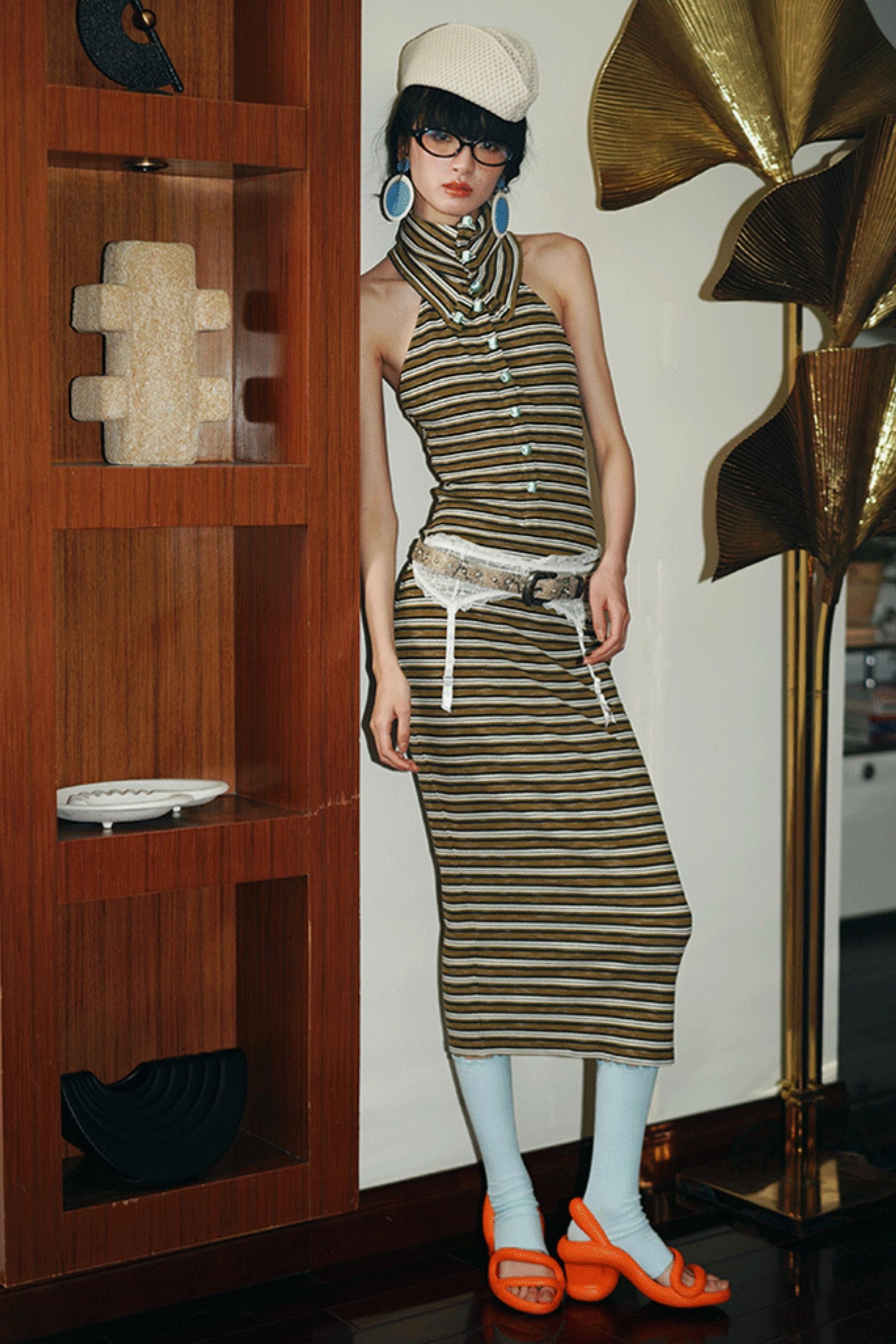 Backless Retro Dress