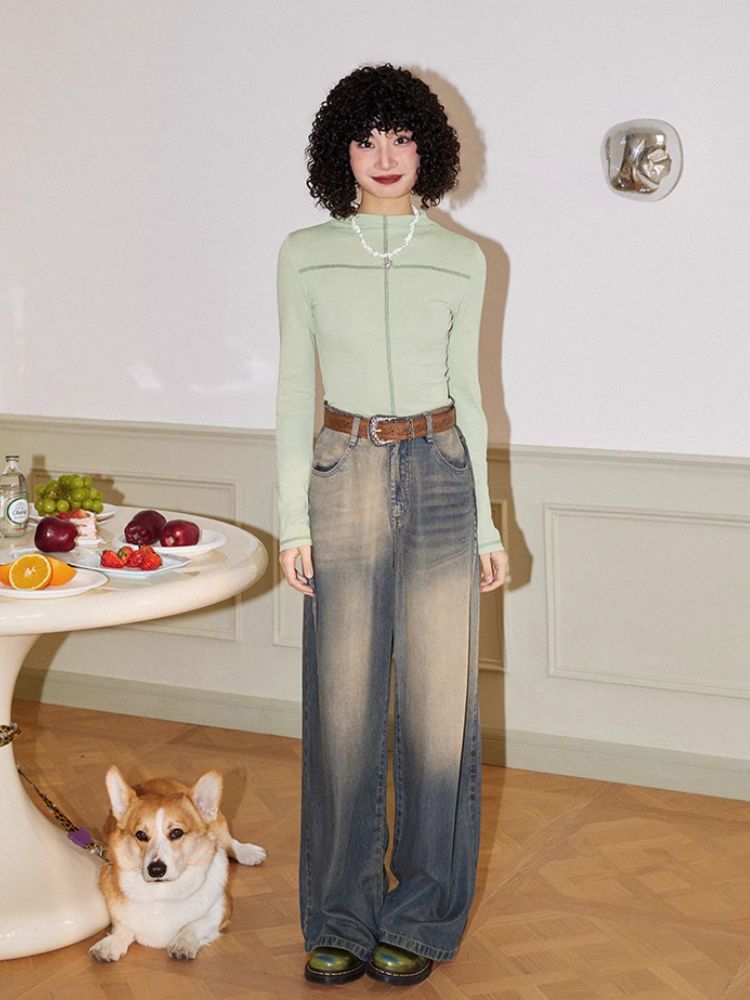 Stitching High Neck Inner T-Shirt【s0000007120】