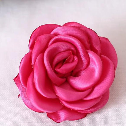Xiaogui - Retro Lolita Brooch Rose Hairpins Flower Headdress