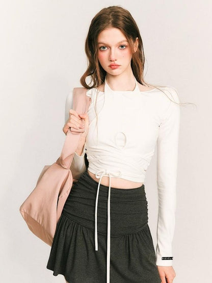 Fake two-piece knitted sweater【s0000003235】