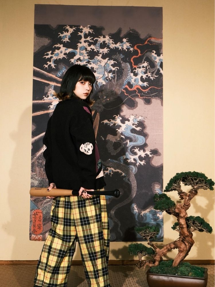 Jacquard Retro Couple Sweater【s0000003619】