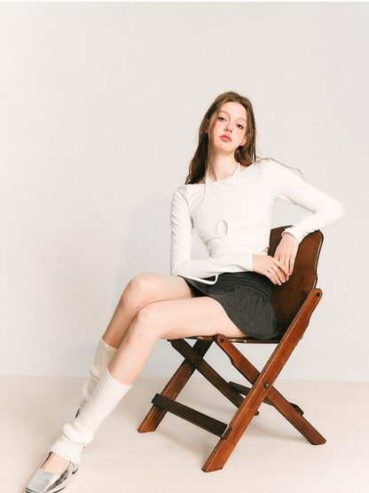 Fake two-piece knitted sweater【s0000003235】