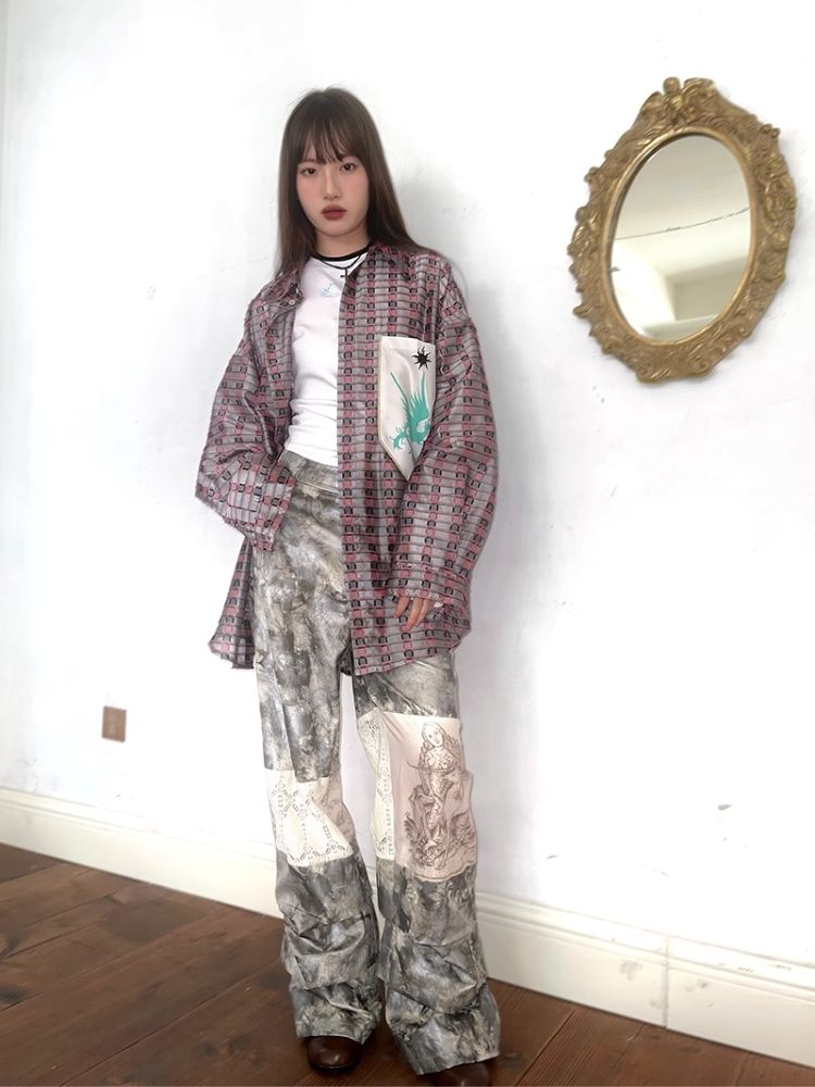 Tie-Dye Printed Casual Pants【s0000005064】