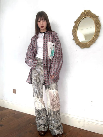 Tie-Dye Printed Casual Pants【s0000005064】