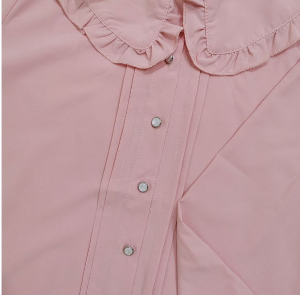 Niu Niu - Plus Size Lolita Blouse Long Sleeve Shirt