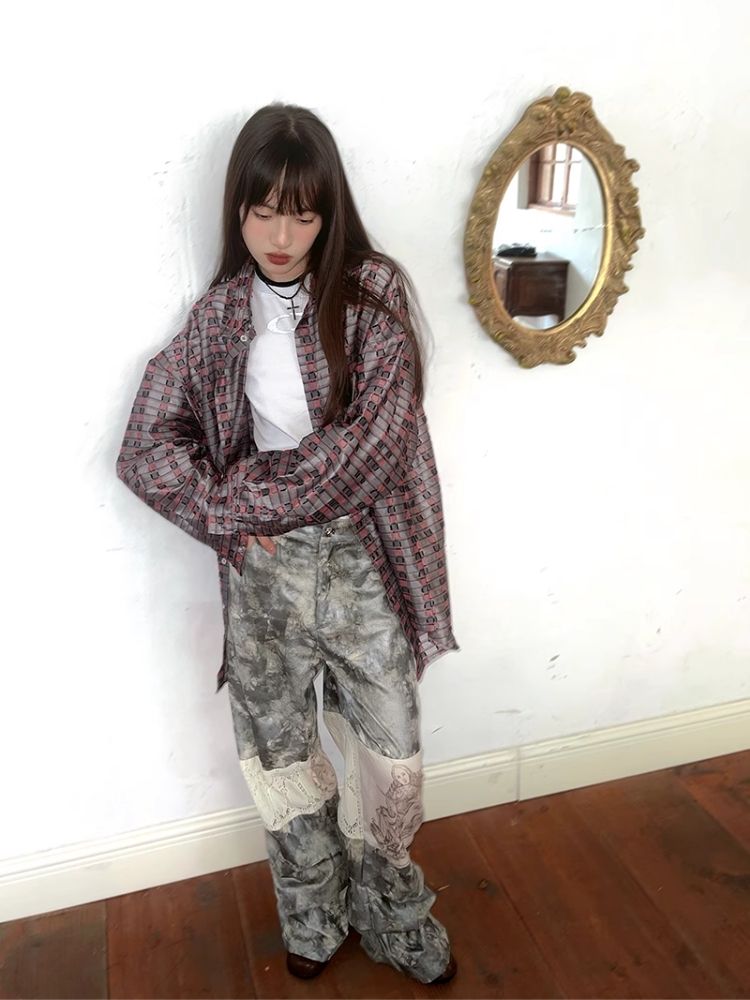 Tie-Dye Printed Casual Pants【s0000005064】