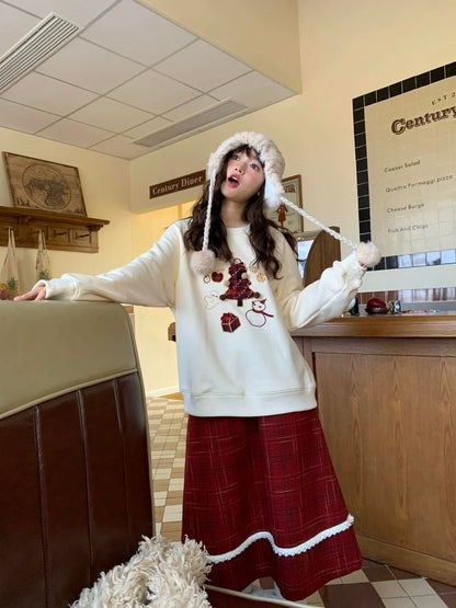 Holiday Vibe Sense Plaid Two Piece Set【s0000005875】