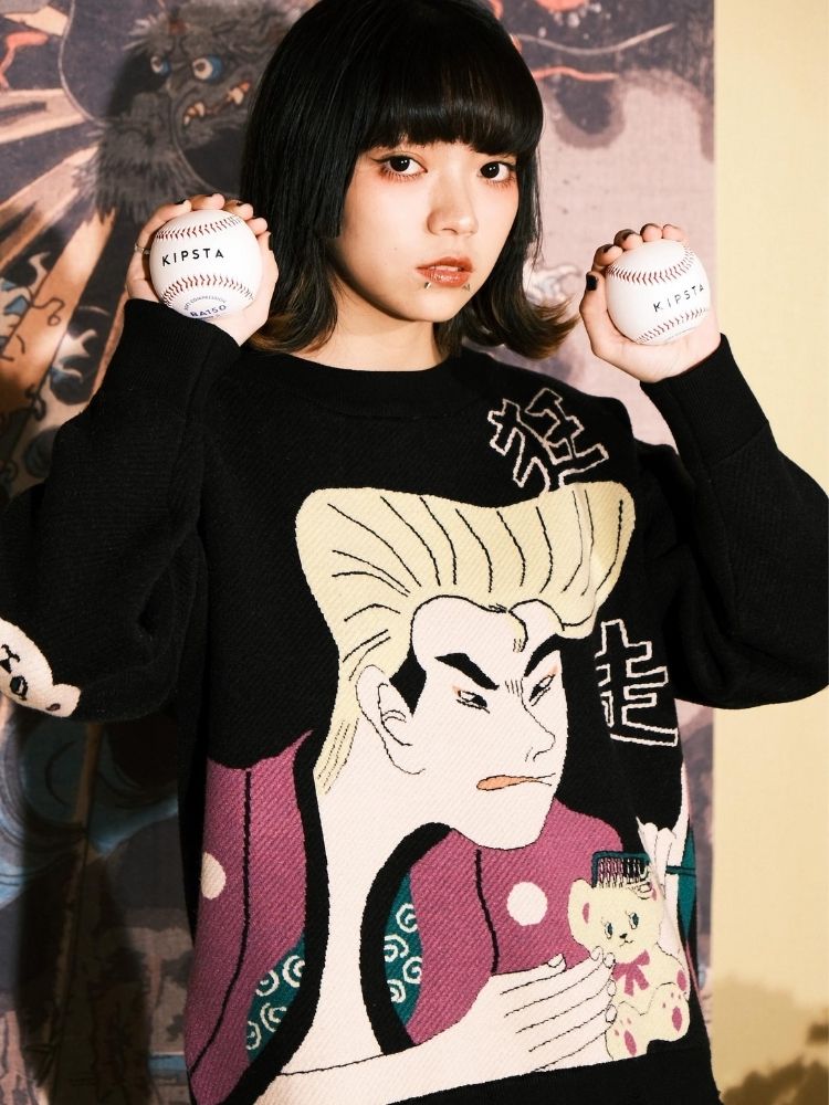 Jacquard Retro Couple Sweater【s0000003619】