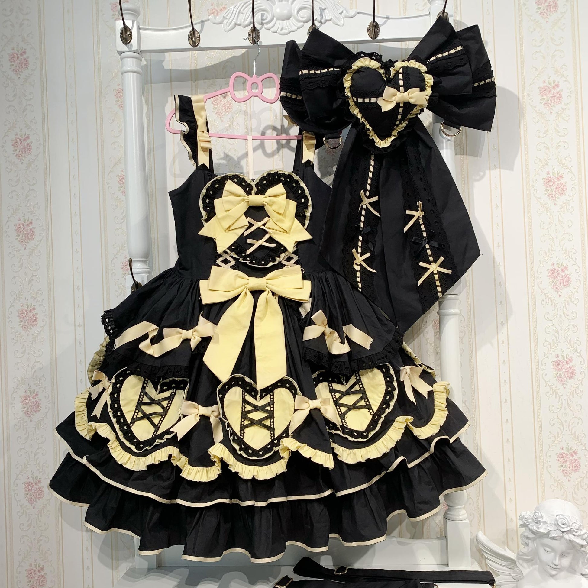 Chubby Cat Diary - Icing Sugar Gift Box - Plus Size Sweet Lolita JSK Dress Set