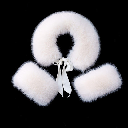 Dream Magic Box - Milk Puff - Winter Fleece-lined Sweet Lolita Coat, Detachable Collar