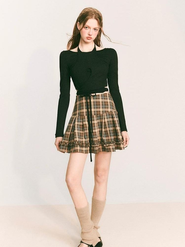 Fake two-piece knitted sweater【s0000003235】