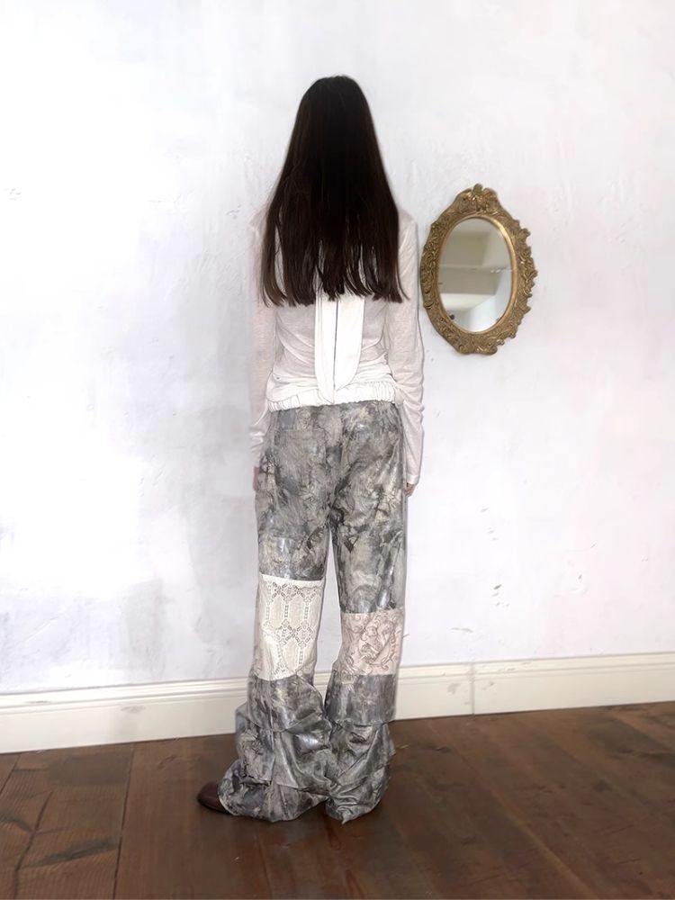 Tie-Dye Printed Casual Pants【s0000005064】