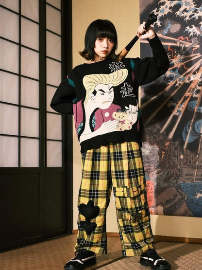 Jacquard Retro Couple Sweater【s0000003619】