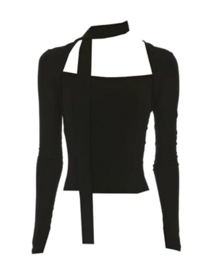 Skinny Tight Long Sleeve t-shirt【s0000004963】