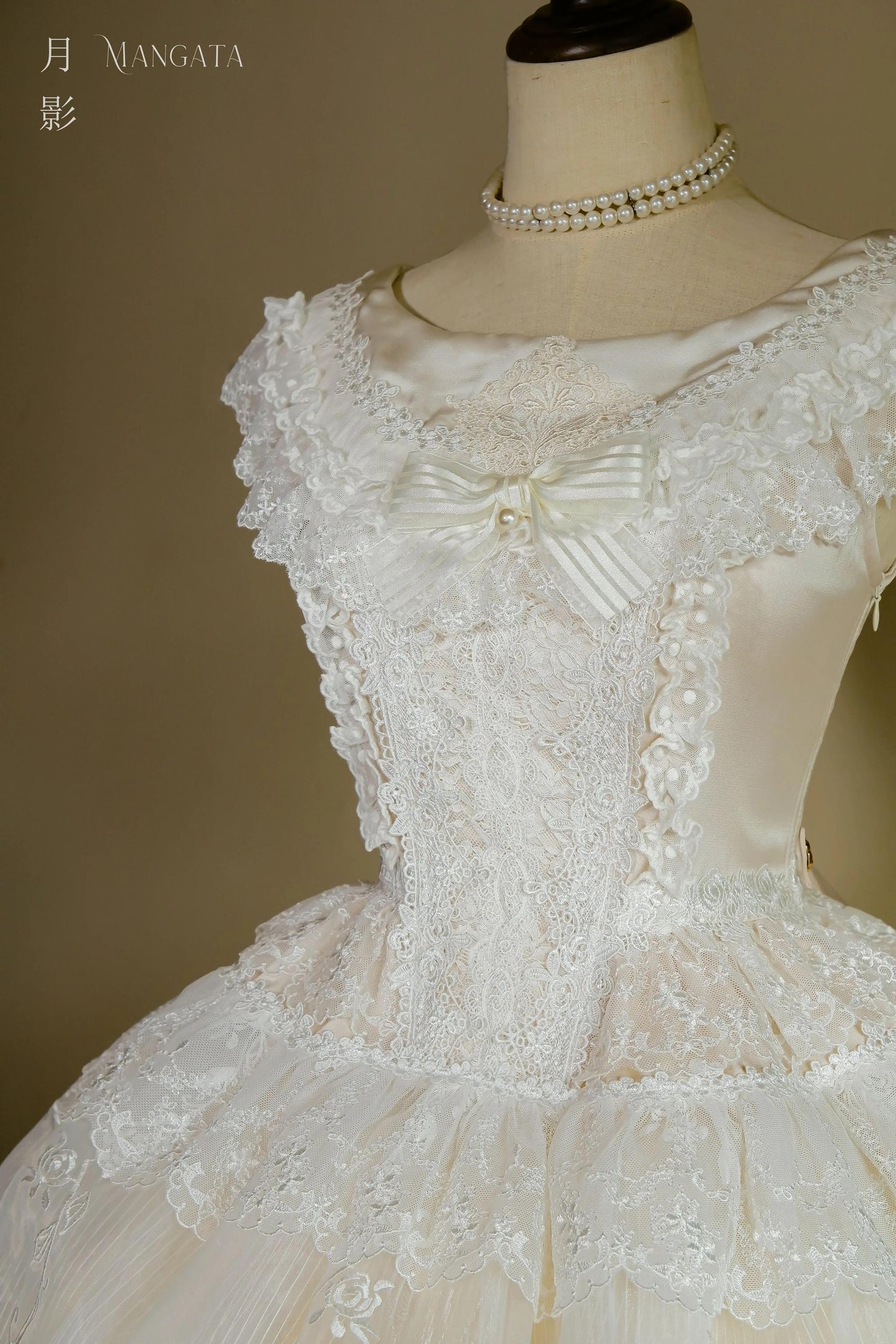 AuroraBorealis - Moonshadow - Gorgeous Wedding Lolita Dress Set Embroidered JSK SK and Bodice