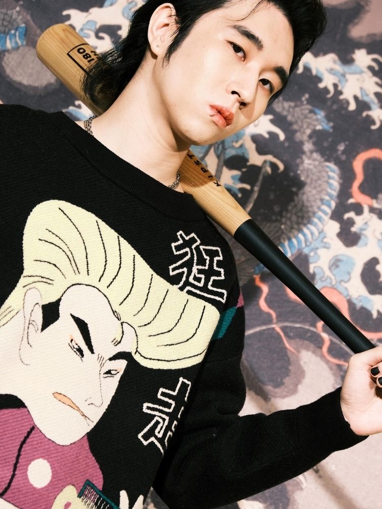 Jacquard Retro Couple Sweater【s0000003619】