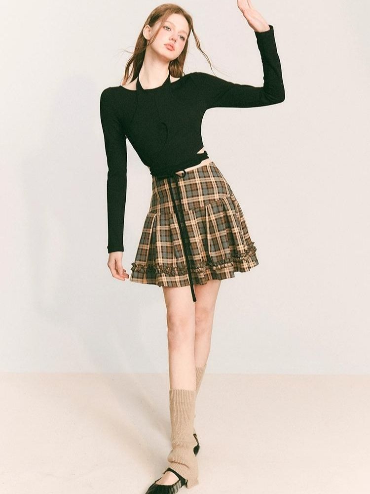 Fake two-piece knitted sweater【s0000003235】