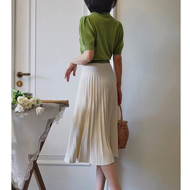 Viscountess French Knitted Skirt