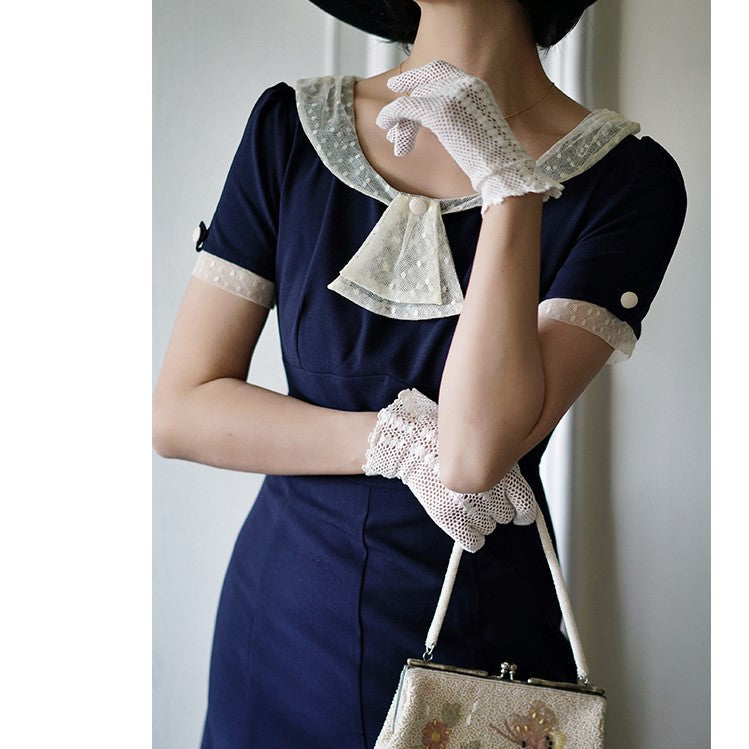 French concession vintage dress