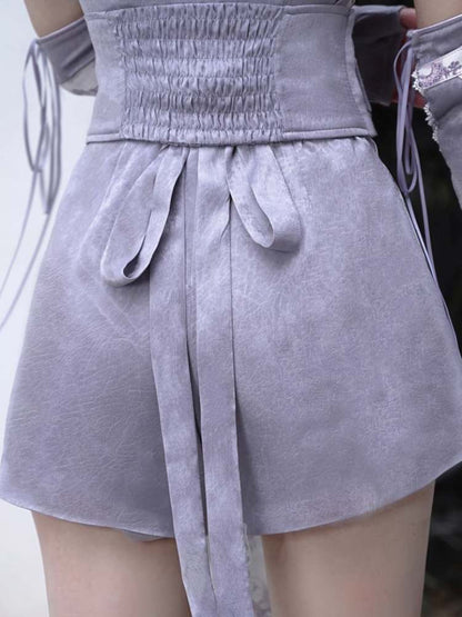 Dragon Pattern Chinese Dress & Ribbon Flower Girdle【s0000009041】