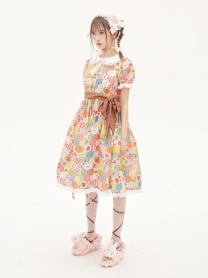 Fancy frill tulle dress【s0000001885】