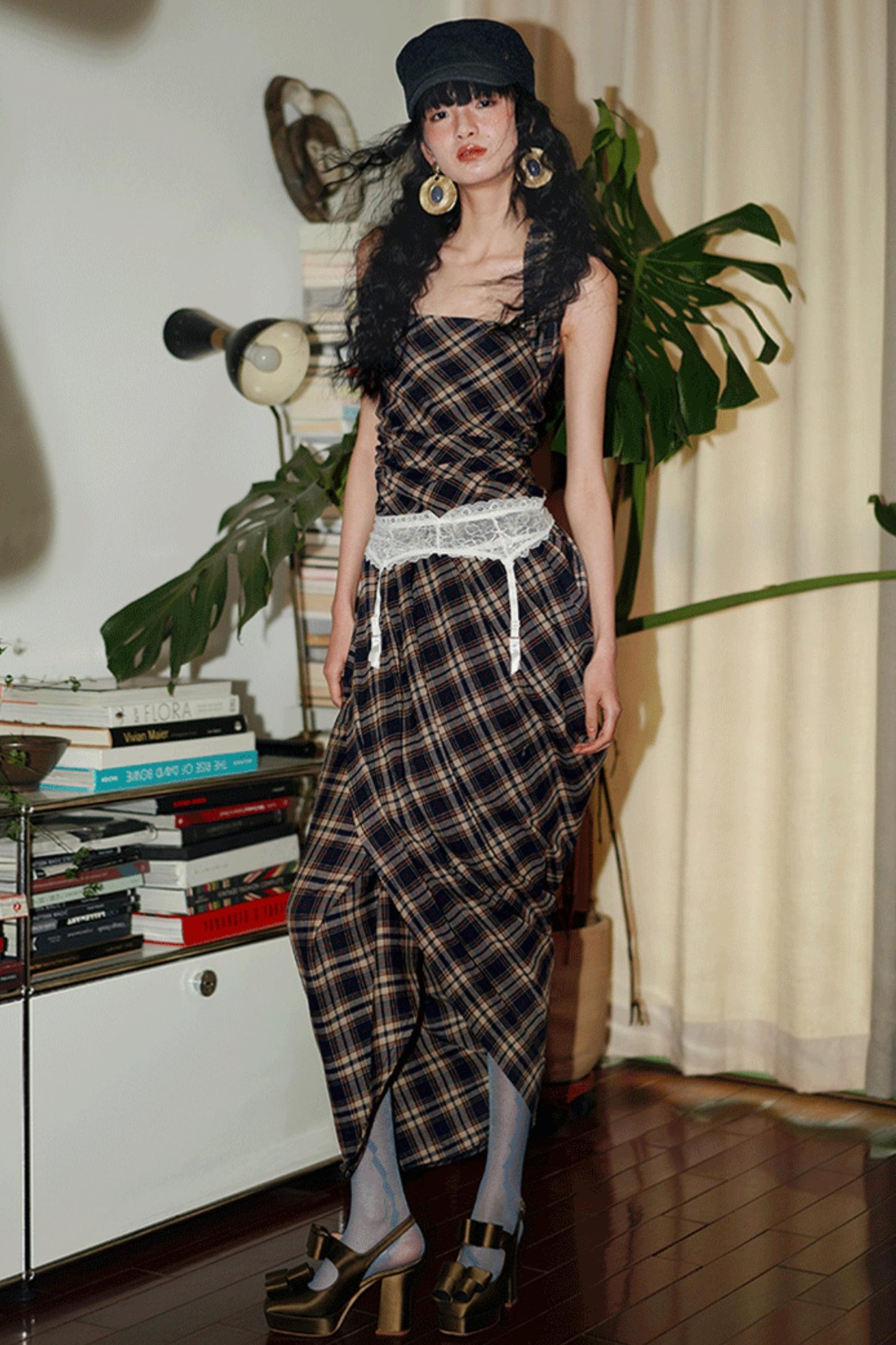 Floral Asymmetrical Crop Dress