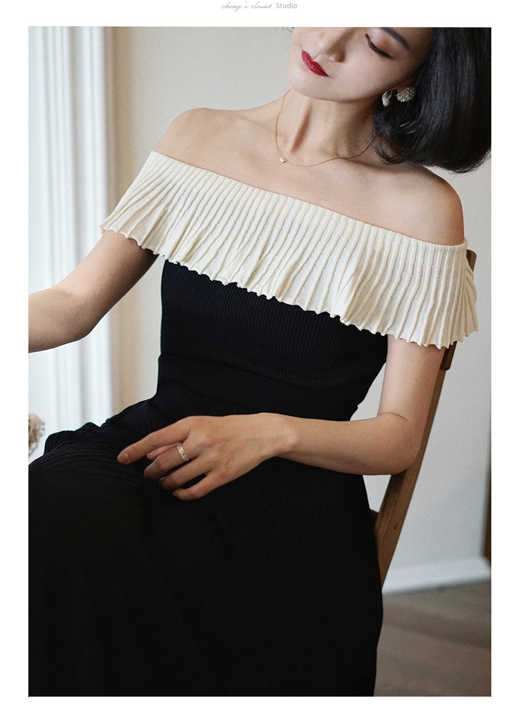 Countess Frill Cropped Knit