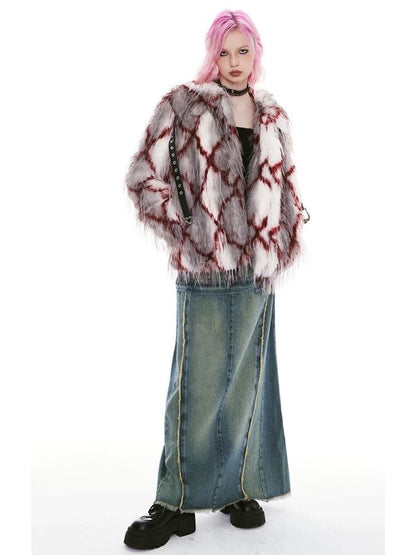 Denim Low Waist Long Half Skirt【s0000004967】