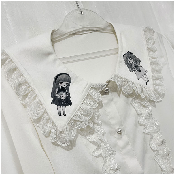 CastleToo - Corroding the Heart - Ouji Lolita Shirt Suspenders Shorts