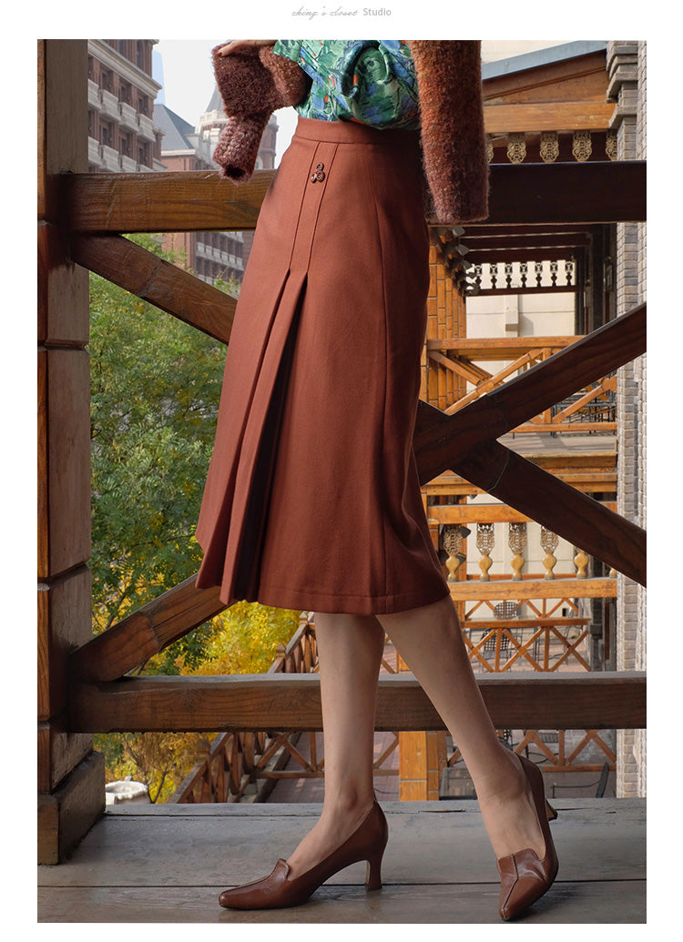 Western-style lady vintage skirt