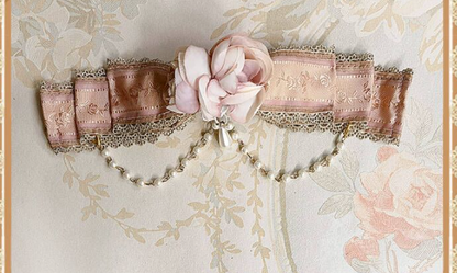 Infanta - Doll House - Sweet Lolita Accessory Bow Rose Brooch