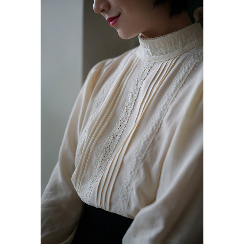 embroidered classical blouse