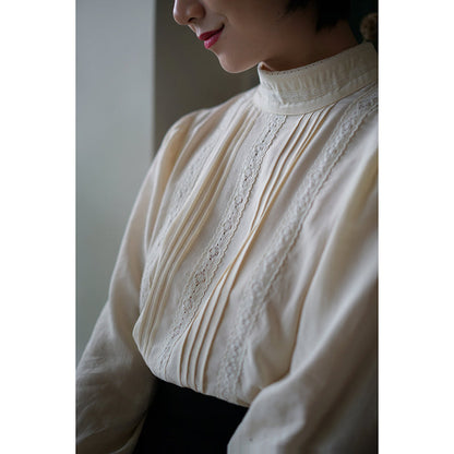 embroidered classical blouse