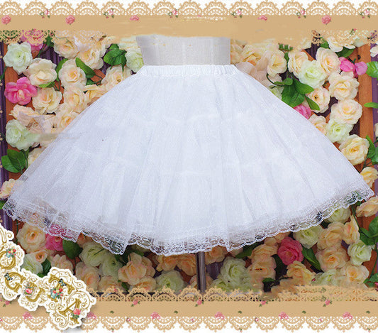 Boguta - 40cm 55cm A-line Soft Yarn 4 layers Lolita Petticoat