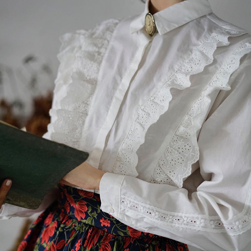 Embroidered vintage blouse