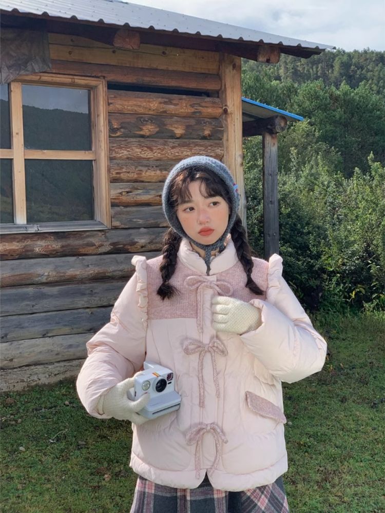 Bowknot small fly-sleeved Jacket【s0000005897】